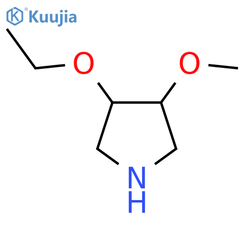 3-Ethoxy-4-methoxypyrrolidine structure