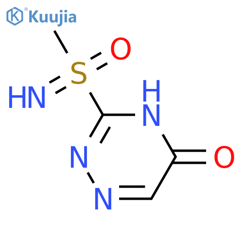 (5-hydroxy-1,2,4-triazin-3-yl)(imino)methyl-lambda6-sulfanone structure