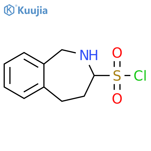 1H-2-Benzazepine-3-sulfonyl chloride, 2,3,4,5-tetrahydro- structure