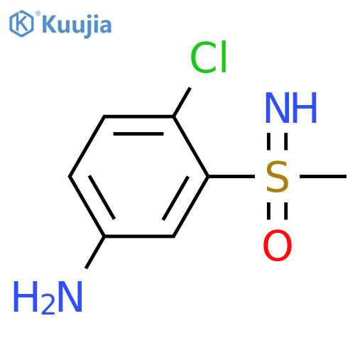 (5-amino-2-chlorophenyl)(imino)methyl-lambda6-sulfanone structure