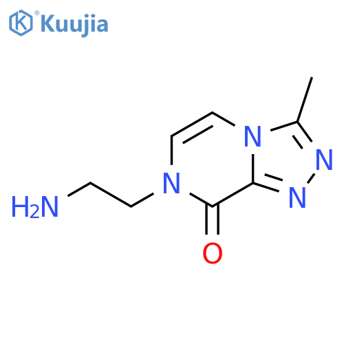 7-(2-Aminoethyl)-3-methyl-[1,2,4]triazolo[4,3-a]pyrazin-8(7H)-one structure