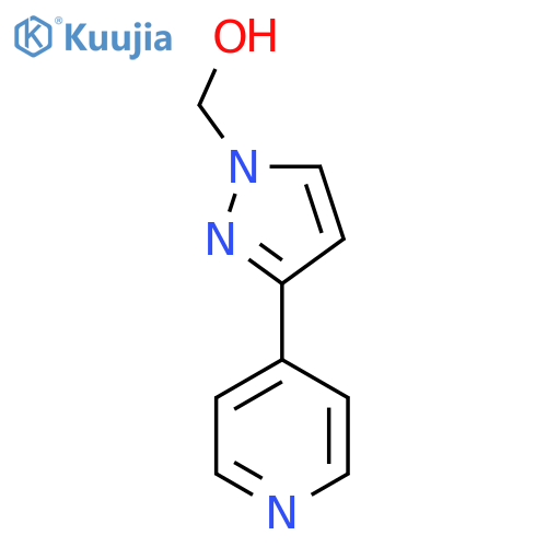 (3-(Pyridin-4-yl)-1H-pyrazol-1-yl)methanol structure