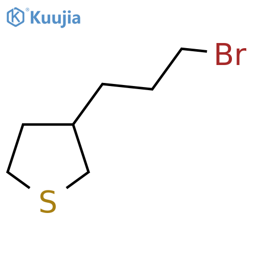 3-(3-bromopropyl)thiolane structure