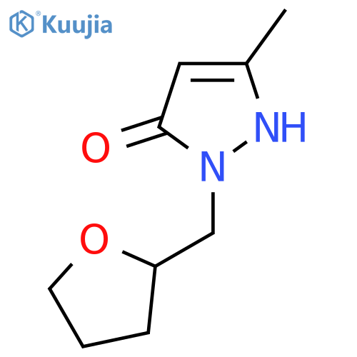 3-methyl-1-((tetrahydrofuran-2-yl)methyl)-1H-pyrazol-5-ol structure