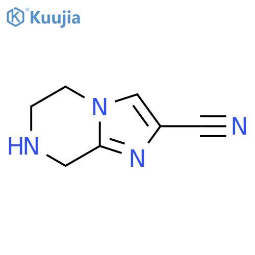 5,6,7,8-Tetrahydroimidazo[1,2-a]pyrazine-2-carbonitrile structure