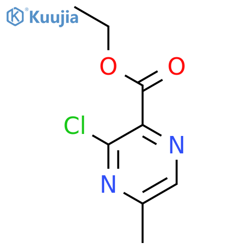 ethyl 3-chloro-5-methyl-pyrazine-2-carboxylate structure