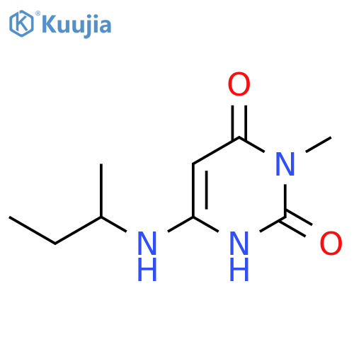 6-(Sec-butylamino)-3-methylpyrimidine-2,4(1H,3H)-dione structure