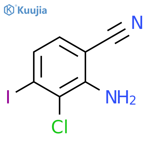 Benzonitrile, 2-amino-3-chloro-4-iodo- structure