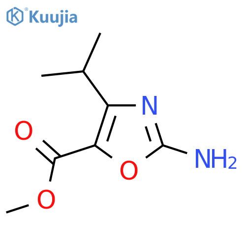 Methyl 2-amino-4-(propan-2-yl)-1,3-oxazole-5-carboxylate structure
