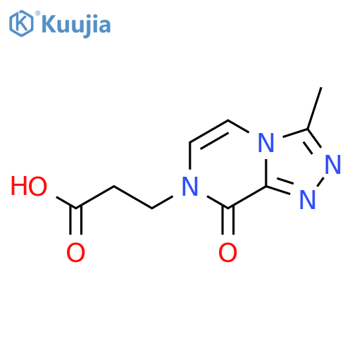 3-(3-methyl-8-oxo-[1,2,4]triazolo[4,3-a]pyrazin-7(8H)-yl)propanoic acid structure