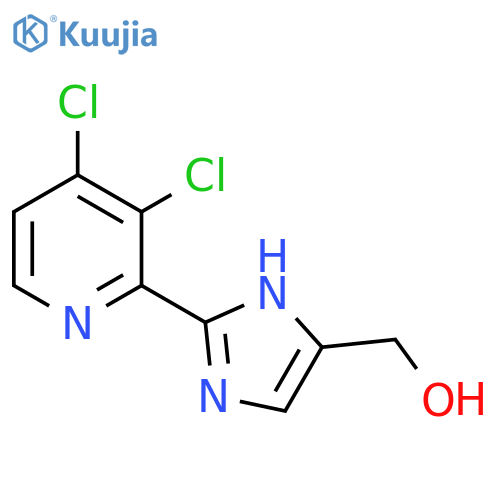 2-(3,4-dichloropyridin-2-yl)-1H-imidazol-4-ylmethanol structure