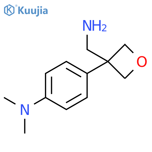 3-Oxetanemethanamine, 3-[4-(dimethylamino)phenyl]- structure