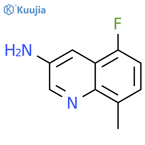 3-Quinolinamine, 5-fluoro-8-methyl- structure