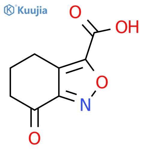 2,1-Benzisoxazole-3-carboxylic acid, 4,5,6,7-tetrahydro-7-oxo- structure