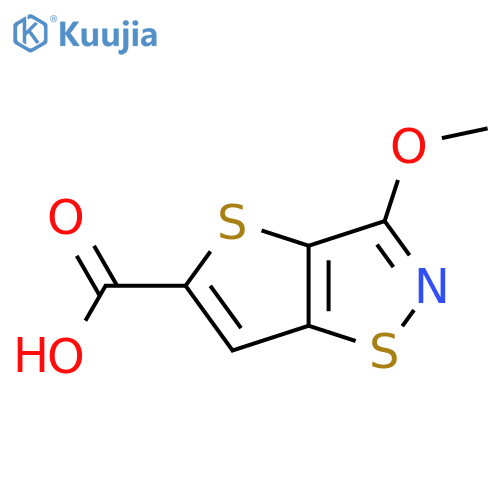3-methoxythieno2,3-d1,2thiazole-5-carboxylic acid structure