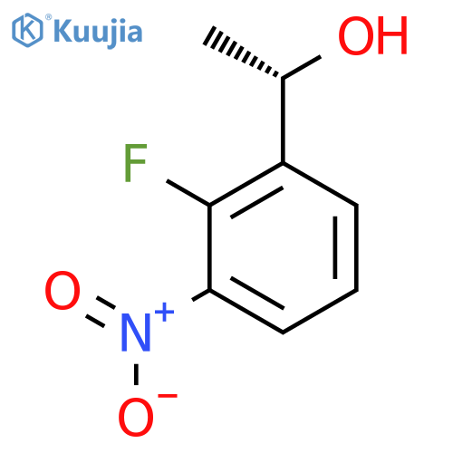 (1S)-1-(2-fluoro-3-nitrophenyl)ethan-1-ol structure