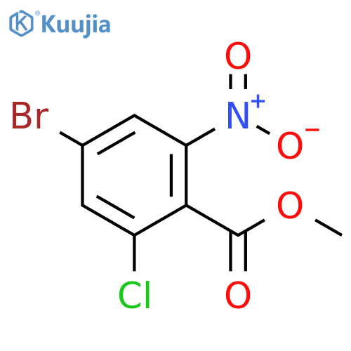 methyl 4-bromo-2-chloro-6-nitrobenzoate structure