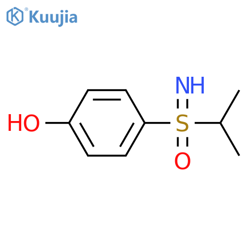 (4-hydroxyphenyl)(imino)(propan-2-yl)-lambda6-sulfanone structure