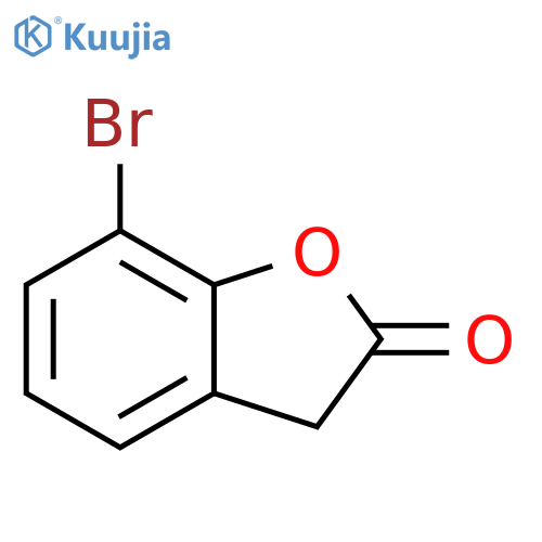 2(3H)-Benzofuranone, 7-bromo- structure