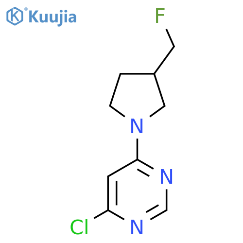 4-Chloro-6-(3-(fluoromethyl)pyrrolidin-1-yl)pyrimidine structure