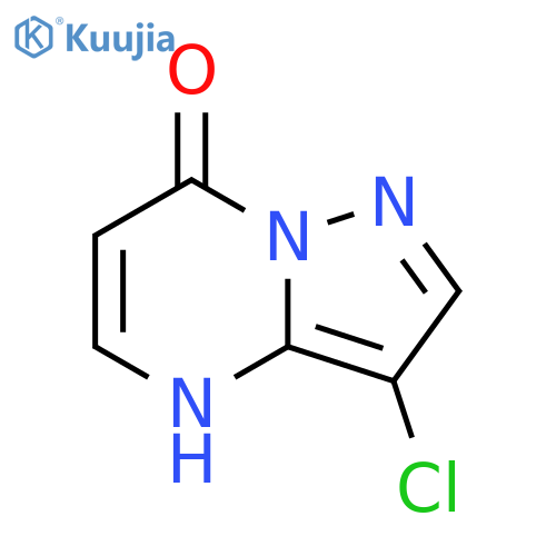 3-Chloro-4h-pyrazolo[1,5-a]pyrimidin-7-one structure