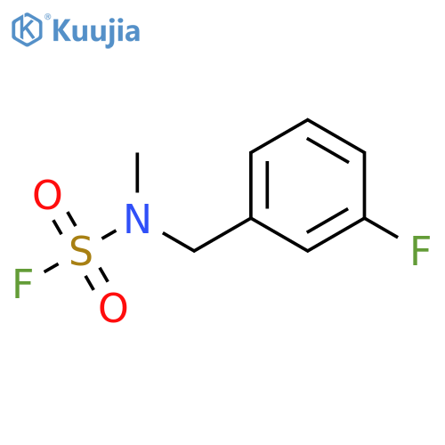 N-[(3-Fluorophenyl)methyl]-N-methylsulfamoyl fluoride structure