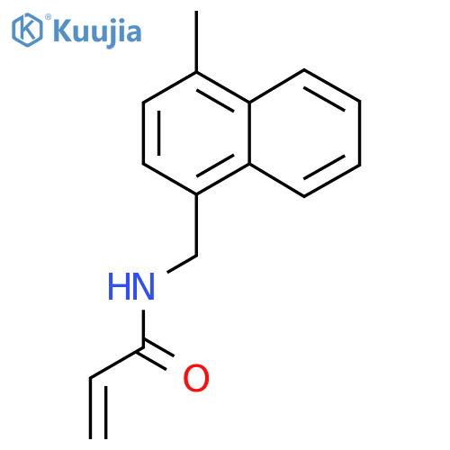 N-[(4-methylnaphthalen-1-yl)methyl]prop-2-enamide structure