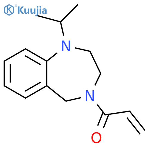 1-[1,2,3,5-Tetrahydro-1-(1-methylethyl)-4H-1,4-benzodiazepin-4-yl]-2-propen-1-one structure