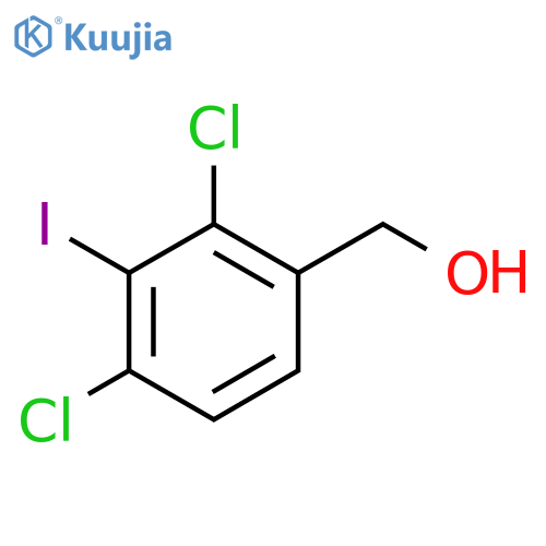 (2,4-Dichloro-3-iodophenyl)methanol structure
