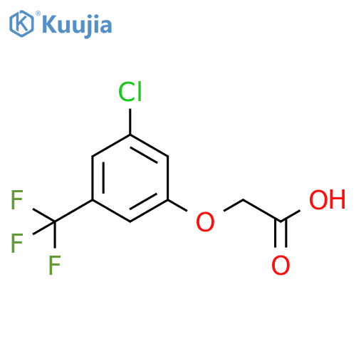 2-3-chloro-5-(trifluoromethyl)phenoxyacetic acid structure