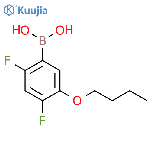 5-Butoxy-2,4-difluorophenylboronic acid structure