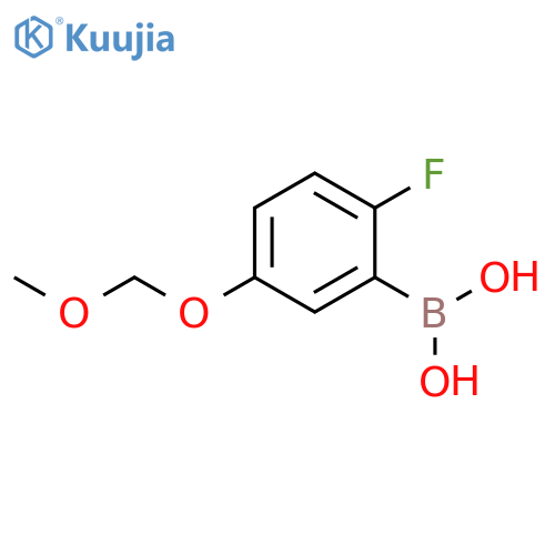 2-Fluoro-5-(methoxymethoxy)phenylboronic acid structure