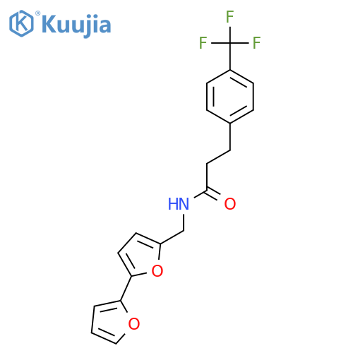 N-({2,2'-bifuran-5-yl}methyl)-3-4-(trifluoromethyl)phenylpropanamide structure
