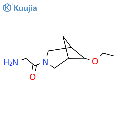 2-Amino-1-(6-ethoxy-3-azabicyclo[3.1.1]heptan-3-yl)ethan-1-one structure