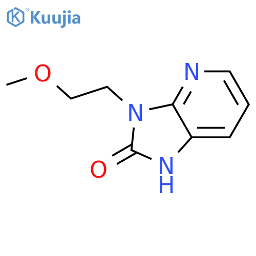 3-(2-methoxyethyl)-1,3-dihydro-2H-imidazo[4,5-b]pyridin-2-one structure