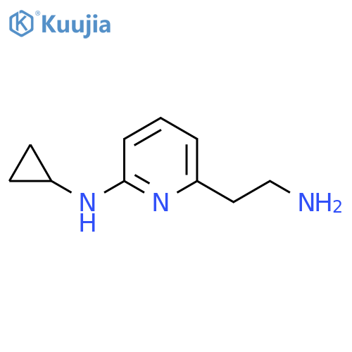 6-(2-Aminoethyl)-N-cyclopropylpyridin-2-amine structure