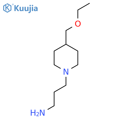 3-(4-(Ethoxymethyl)piperidin-1-yl)propan-1-amine structure