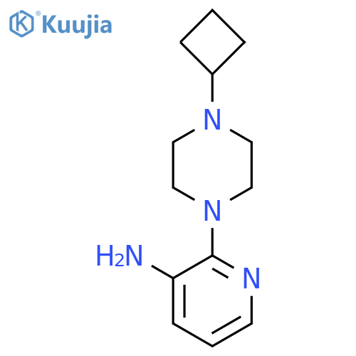2-(4-Cyclobutylpiperazin-1-yl)pyridin-3-amine structure