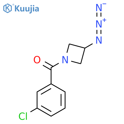 (3-Azidoazetidin-1-yl)(3-chlorophenyl)methanone structure