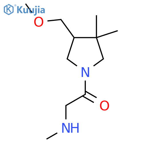 1-(4-(Methoxymethyl)-3,3-dimethylpyrrolidin-1-yl)-2-(methylamino)ethan-1-one structure