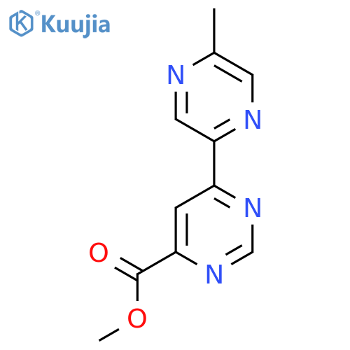 Methyl 6-(5-methylpyrazin-2-yl)pyrimidine-4-carboxylate structure