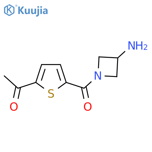 1-(5-(3-Aminoazetidine-1-carbonyl)thiophen-2-yl)ethan-1-one structure
