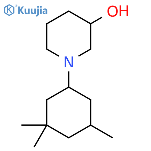 1-(3,3,5-Trimethylcyclohexyl)piperidin-3-ol structure