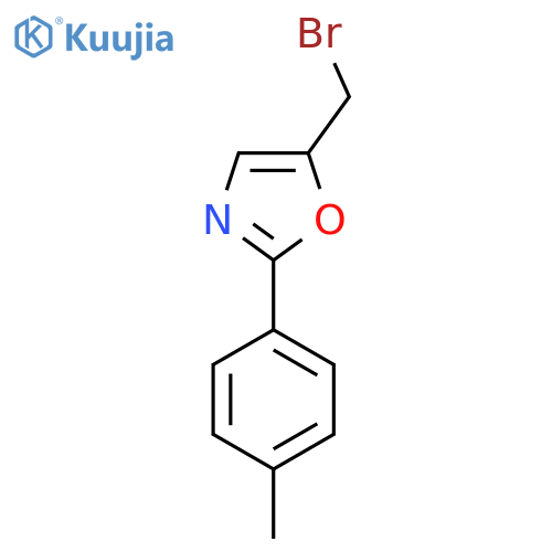 5-(Bromomethyl)-2-(p-tolyl)oxazole structure