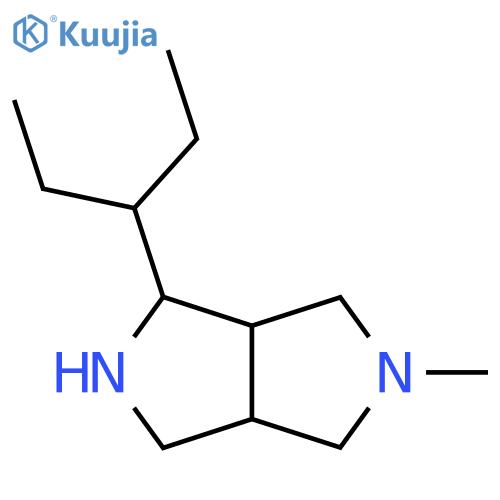 5-Methyl-1-(pentan-3-yl)octahydropyrrolo[3,4-c]pyrrole structure