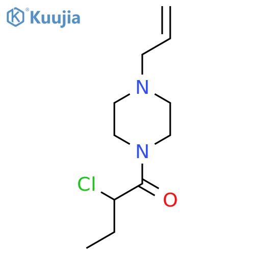 1-(4-Allylpiperazin-1-yl)-2-chlorobutan-1-one structure