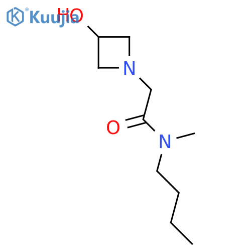 N-Butyl-2-(3-hydroxyazetidin-1-yl)-N-methylacetamide structure