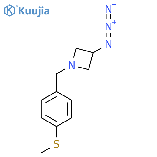 3-Azido-1-(4-(methylthio)benzyl)azetidine structure