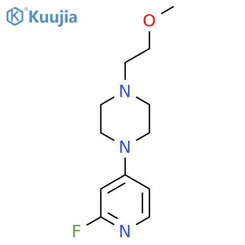 1-(2-Fluoropyridin-4-yl)-4-(2-methoxyethyl)piperazine structure