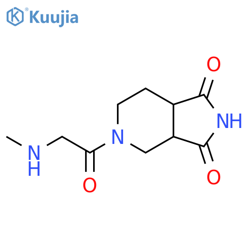 5-(methylglycyl)hexahydro-1H-pyrrolo[3,4-c]pyridine-1,3(2H)-dione structure